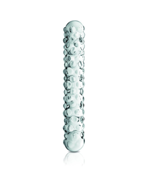 Gode en verre transparent perlé  n°6 Glossy - CC532064020